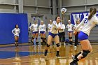 Volleyball vs MHC  Wheaton Women's Volleyball vs Mount Holyoke College. - Photo by Keith Nordstrom : Wheaton, Volleyball